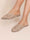 Gin - Sandal med elegant broderet lukket snude