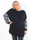 Alvas - Sød plus size strik med fine ærmer i et trendy leopardprint