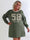 Amanda - Sporty plus size joggingkjole i en blød viskoseblanding