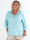 Amidala Shirt - Stribet plus size tunika i let viskoseblanding med smukke ballonærmer