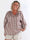 Amidala Shirt - Stribet plus size tunika i let viskoseblanding med smukke ballonærmer
