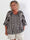 Amidala Shirt - Stribet plus size tunika i let viskoseblanding med smukke ballonærmer