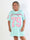 Andrea - Plus size t-shirtkjole viskoseblanding med sporty baseball-inspireret design