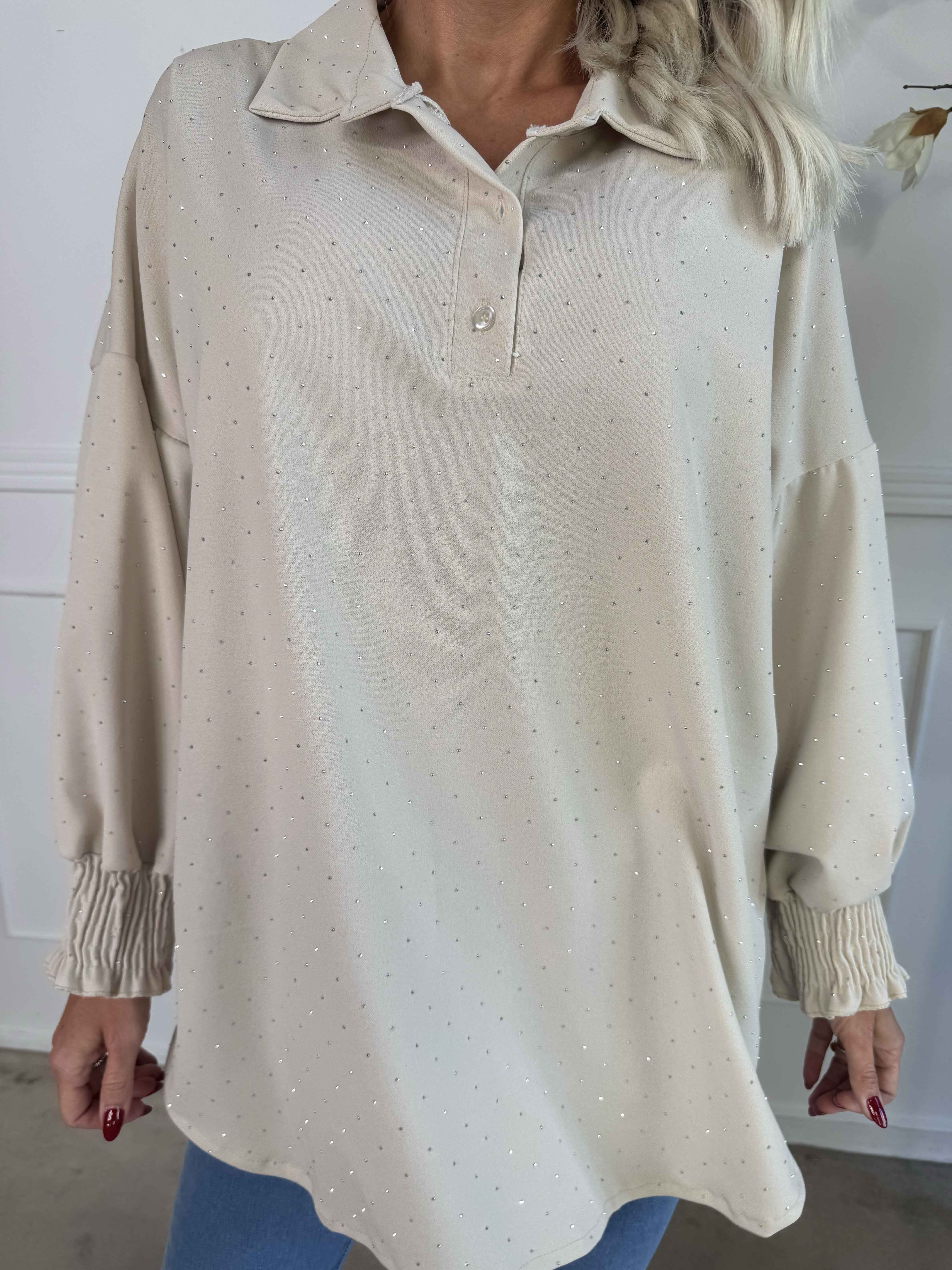 Aria - Tunika pyntet med similisten og smock ved ærmet