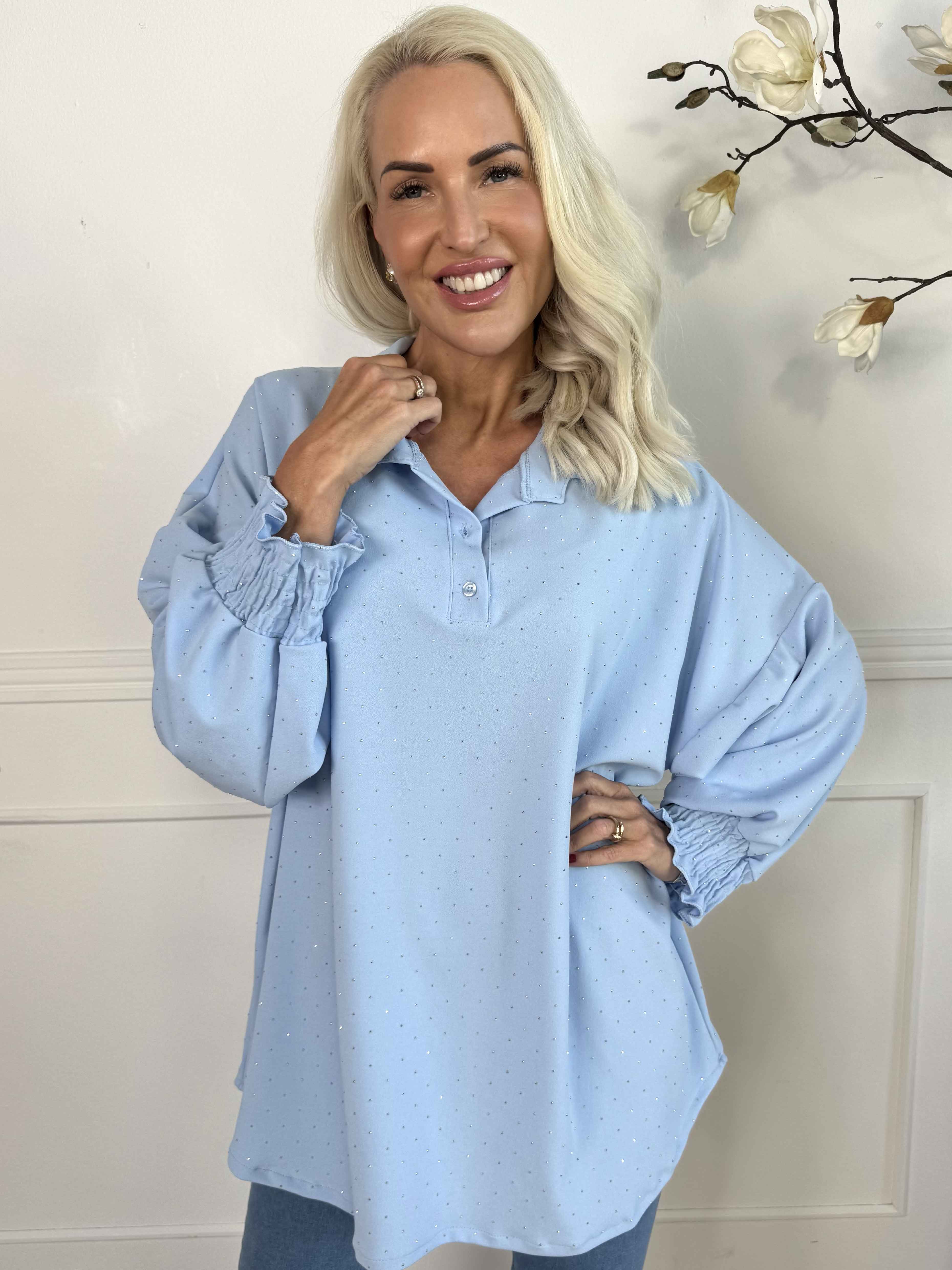 Aria - Tunika pyntet med similisten og smock ved ærmet