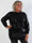 Astoria - Blød plus size strikbluse med fine pailletter på fronten