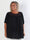 Batilda - Feminin plus size tunika i viskose med blondedetaljer