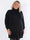 Blair - Ensfarvet plus size strikkjole med turtleneck