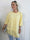 Camemi - Oversized t-shirt med indsyet top med blondekant forneden