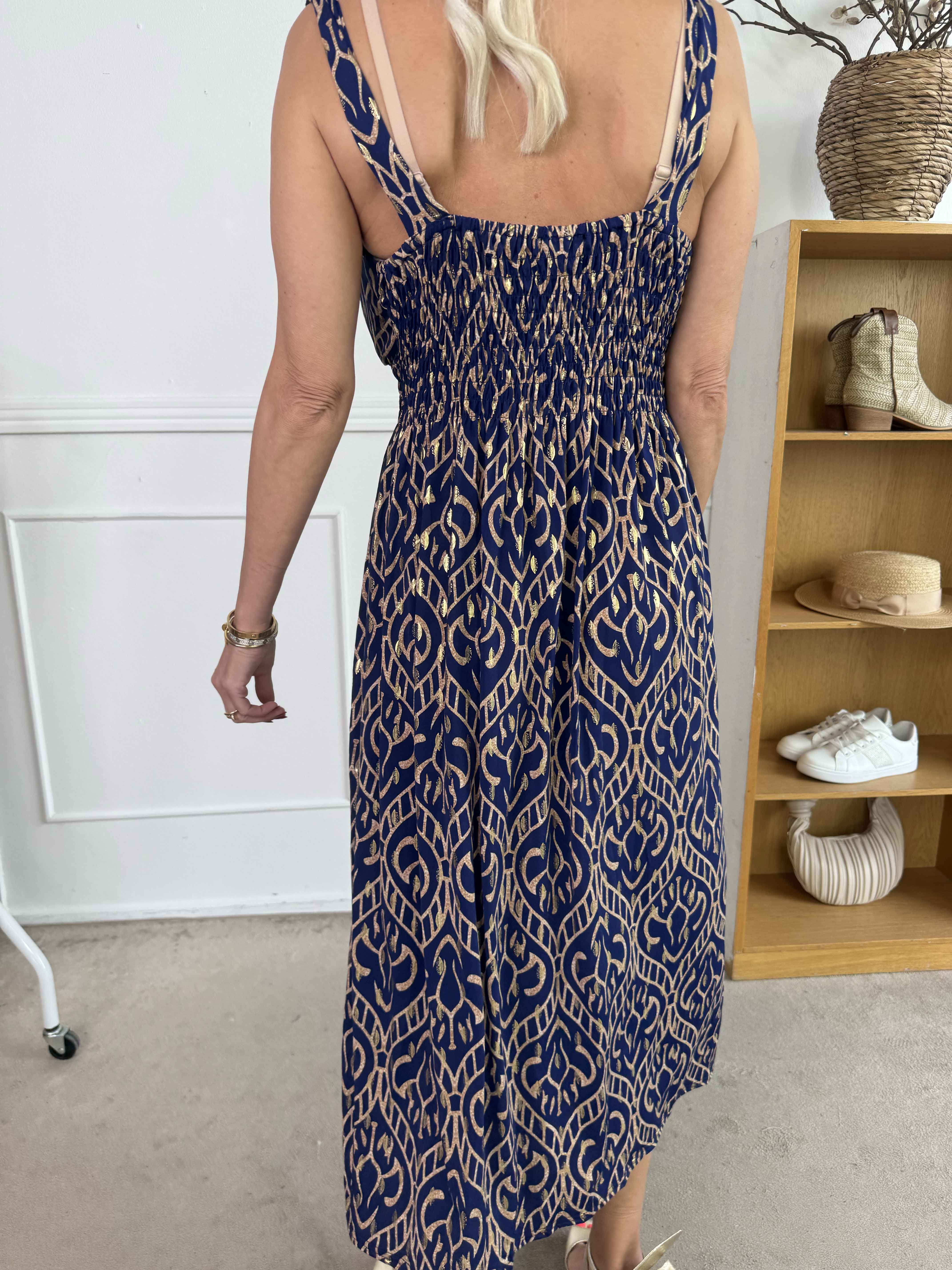 Camille - Stropkjole i elastisk stof