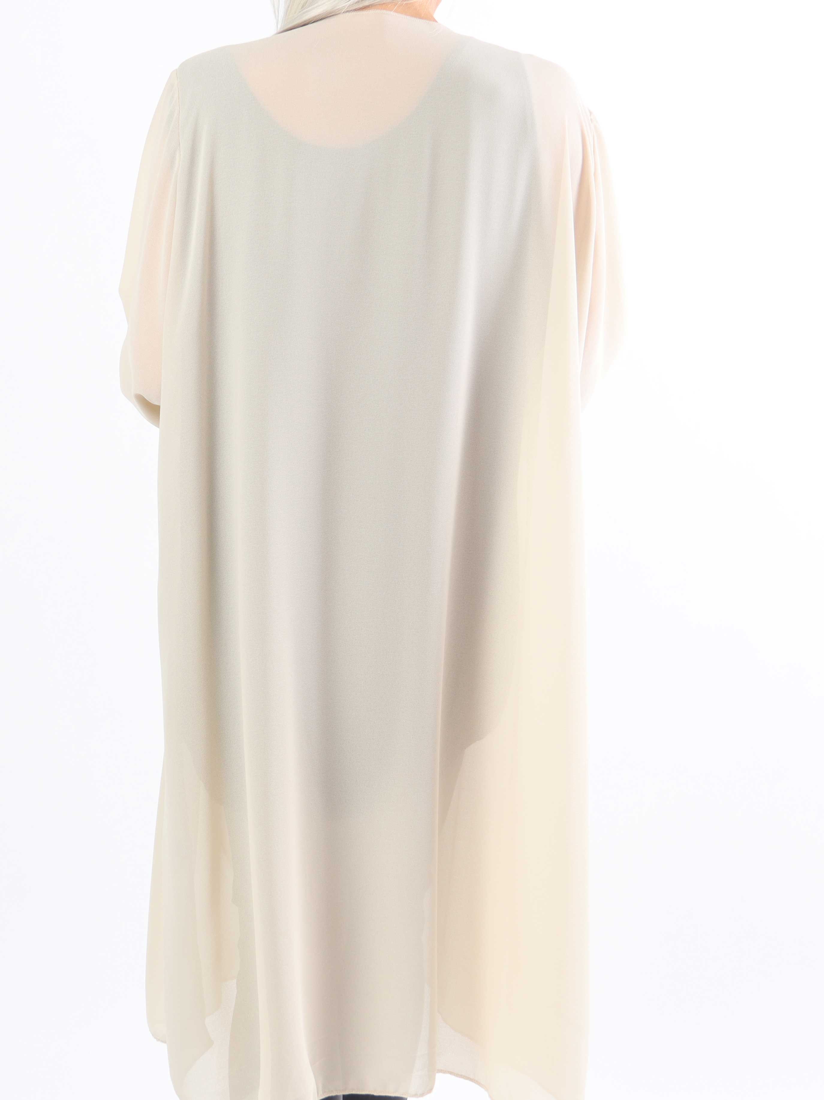 Christina - Let semitransparent plus size cardigan