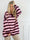 Cressida - Oversized stribet bluse med skjortekrave