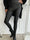 Dea - Læderlook leggings med stræk