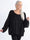 Destiny Lace - Plus size bluse i blonde med flagermusærmer