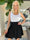 Diddi - Plisseret shorts med elastikkant i livet