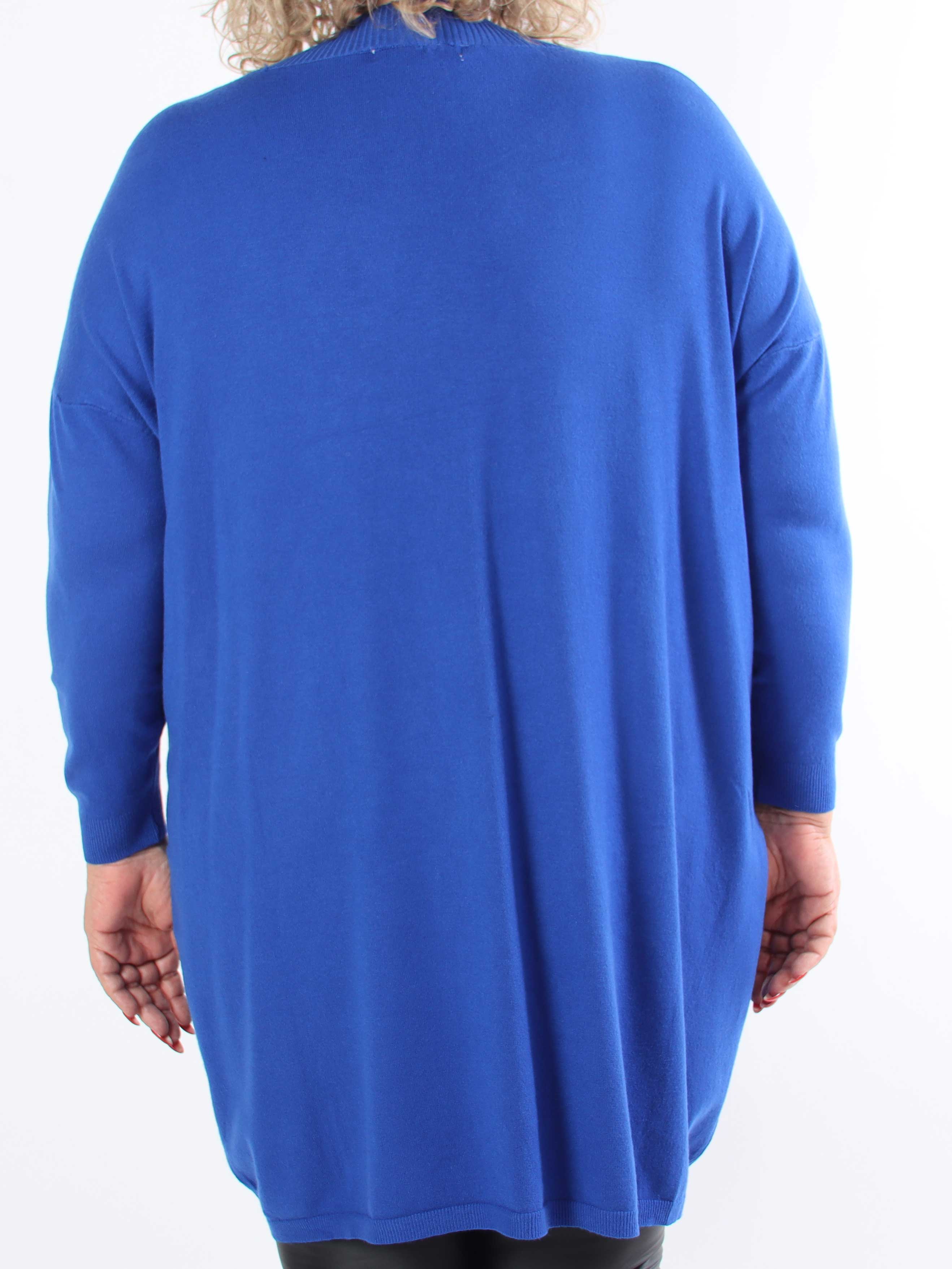 Dima - Blød plus size strikkjole med lommer