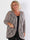 Elly Long - Let plus size cardigan i viskose med hulmønster