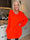 Estelle - Oversized strikkjole med feminin v-udskæring