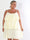 Feliz - Plus size sommerkjole i viskose med flettede stropper og flæser