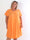 Gracia - Kort plus size t-shirt kjole i viskose med A-facon