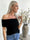 Hadiya - Sød off shoulder bluse