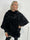 Wendie - Blød faux fur poncho