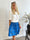 Pams Gold Short Skirt - Kort nederdel i stretchy stof med lommer