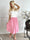 Pams Plain Midi Skirt - Nederdel i stretchy stof med lommer
