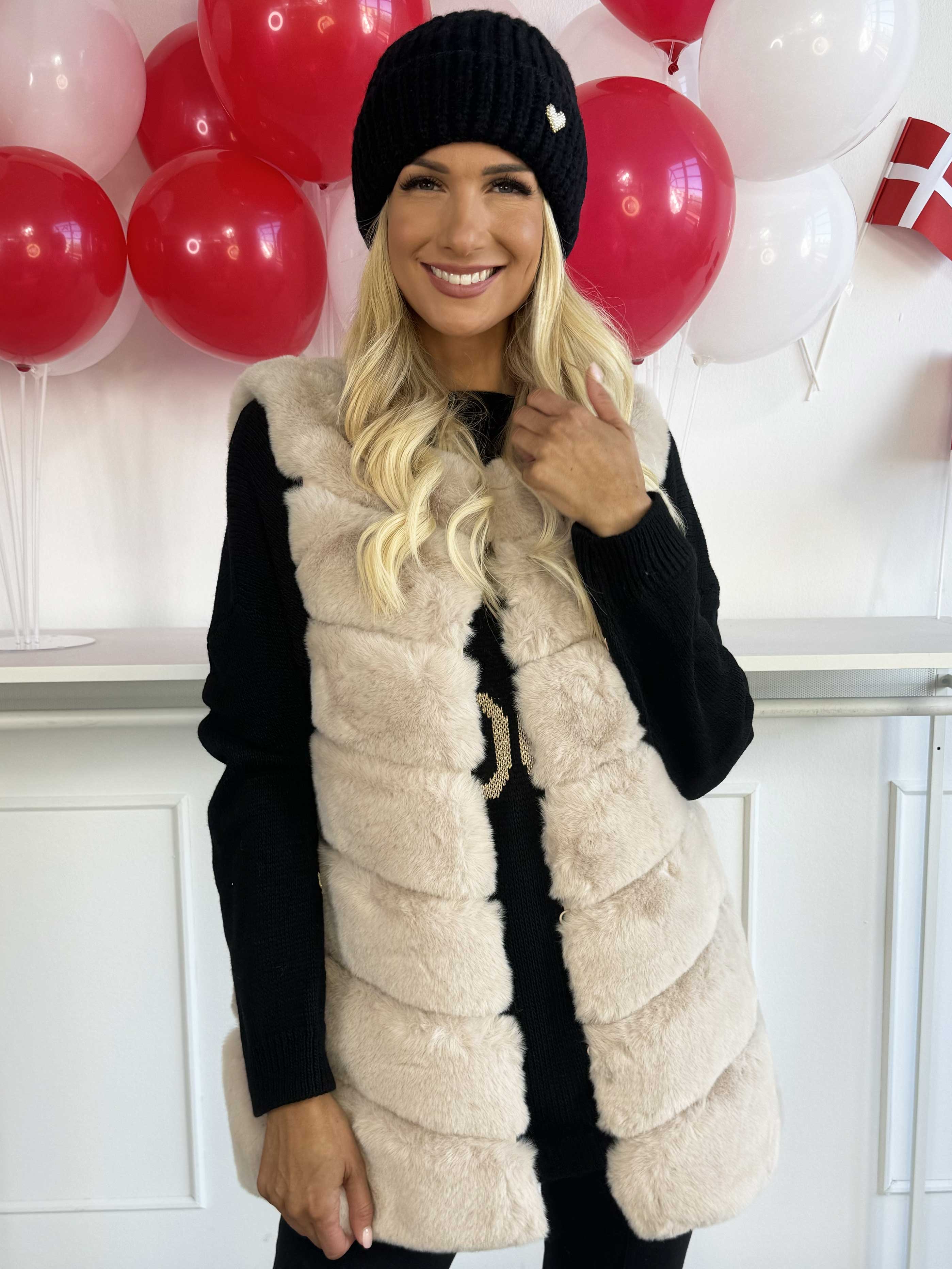 Chiara - Blød faux fur vest