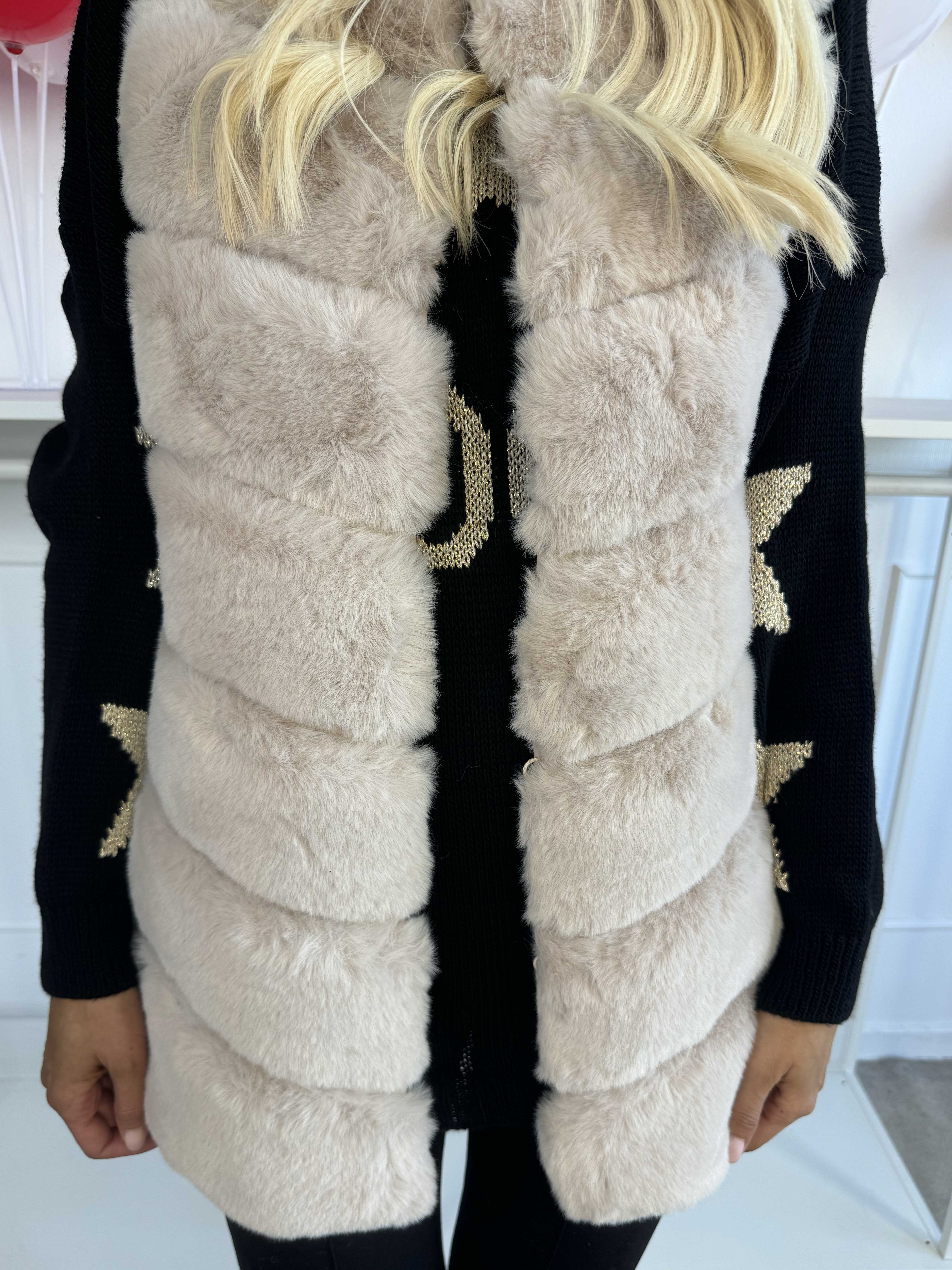 Chiara - Blød faux fur vest