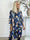 Miracle Floral Dress L/S - Elastisk blomstret kjole med lange ærmer