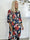 Miracle Floral Dress L/S - Elastisk blomstret kjole med lange ærmer