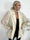 Kata Lace - Oversized blazer med blondeærmer