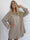 Clara Dress - Ensfarvet skjortekjole i viskose og hør