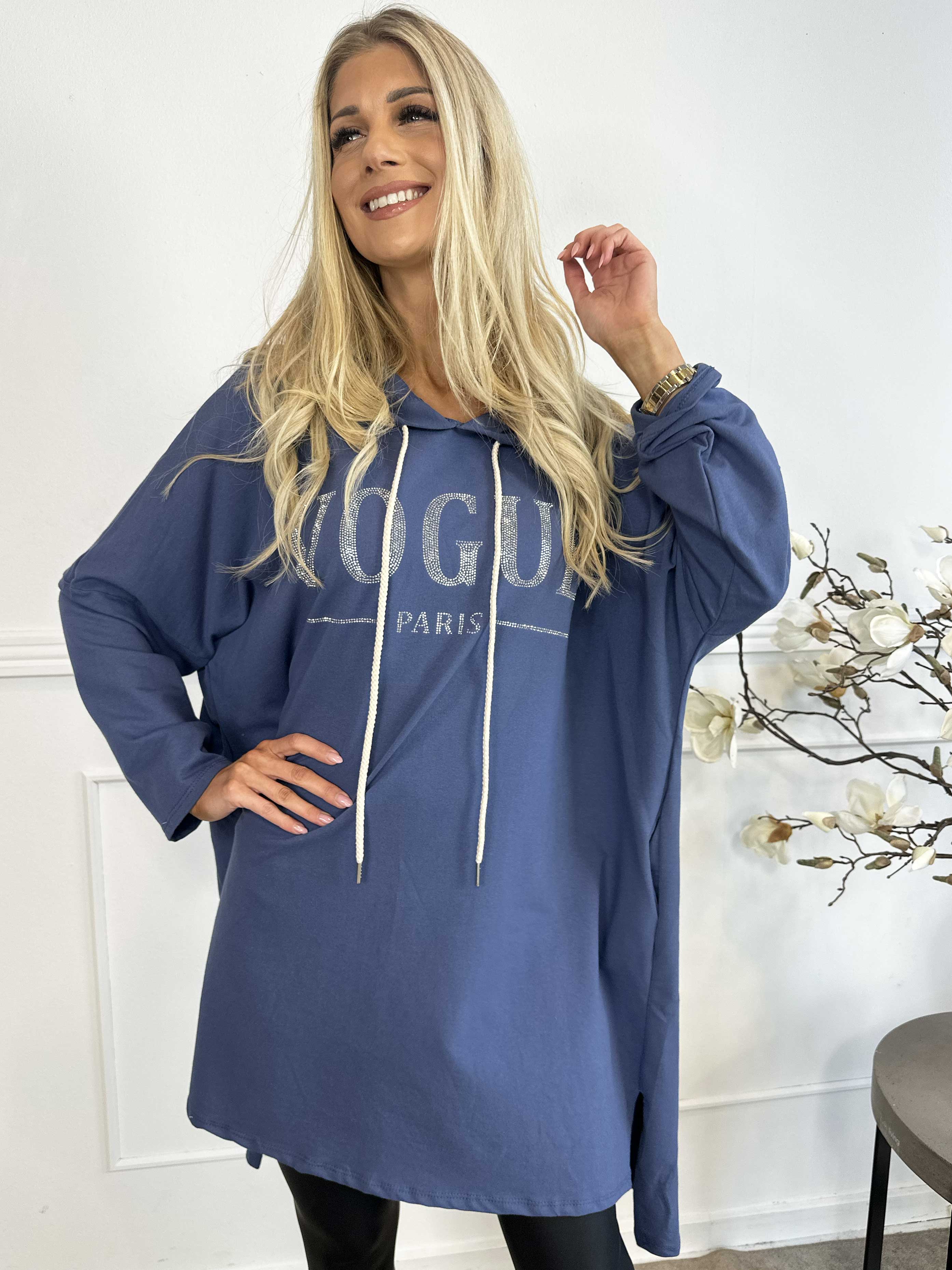 Vogue Hoodie - Hoodie kjole med similisten