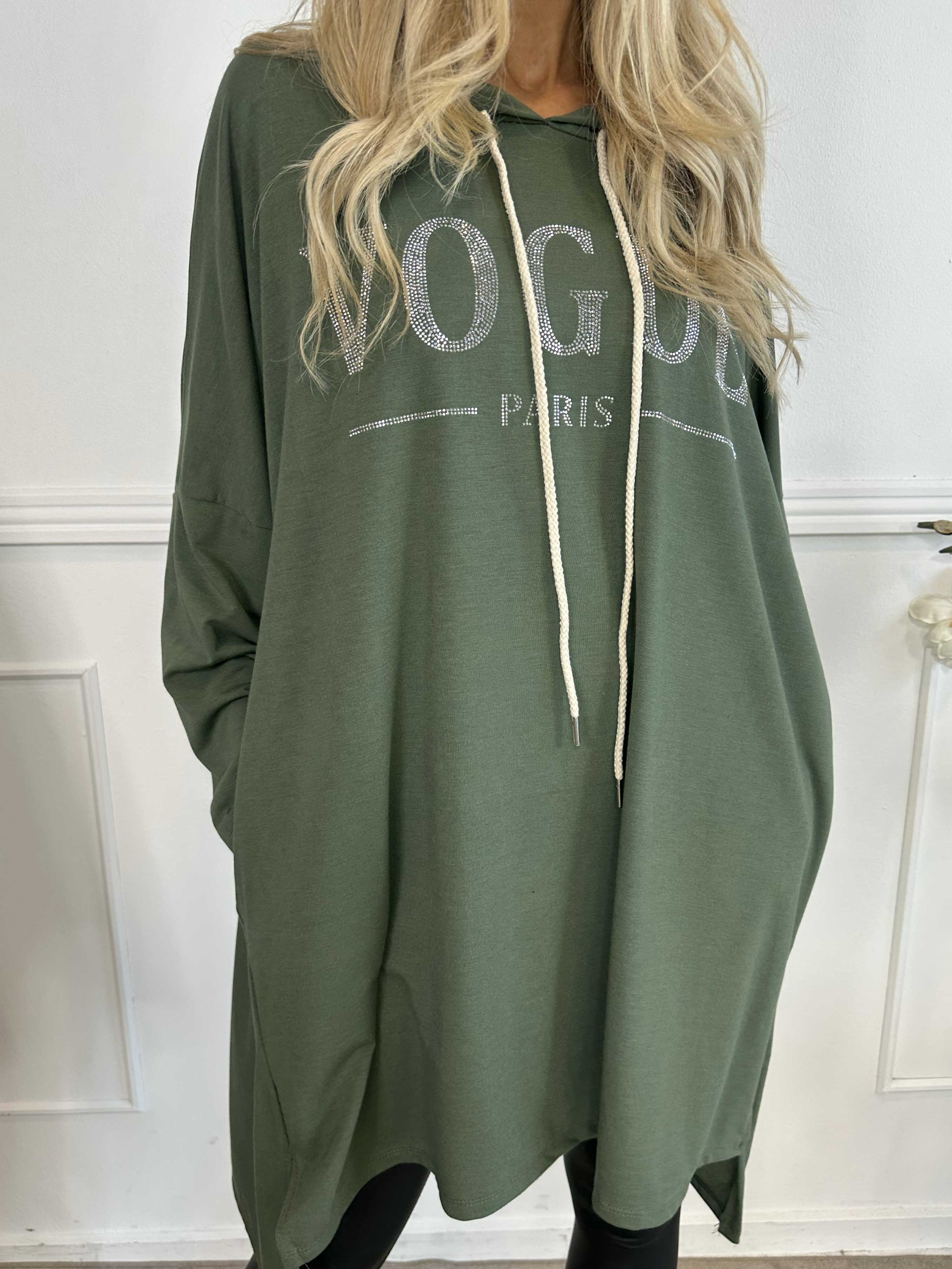 Vogue Hoodie - Hoodie kjole med similisten