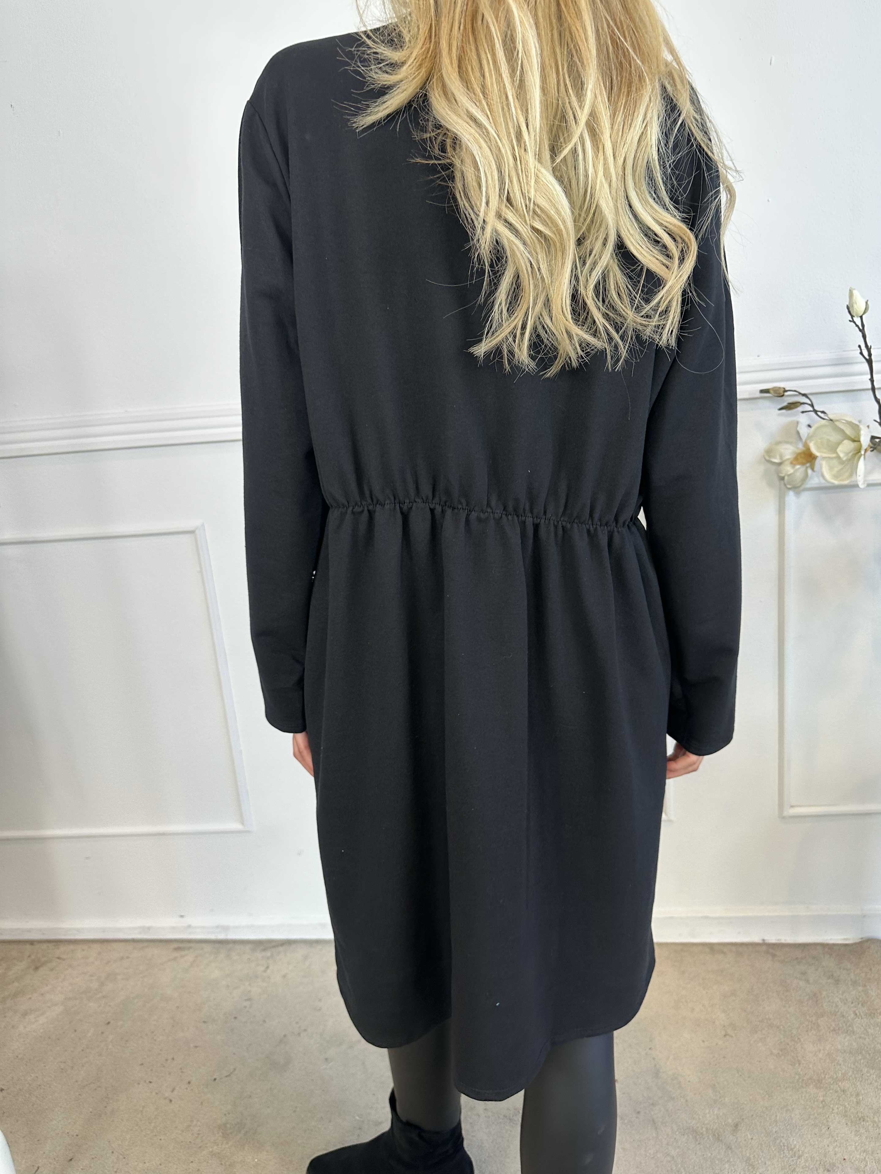 Micha - Kjole i bomuld pyntet med pailletter