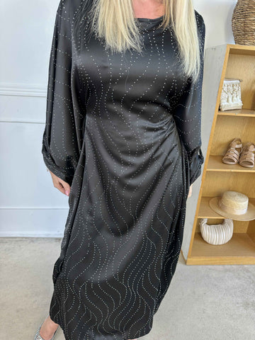 Winnie - Lang elegant tunikakjole med similisten