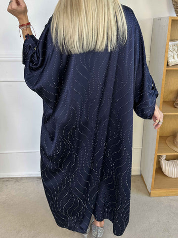 Winnie - Lang elegant tunikakjole med similisten