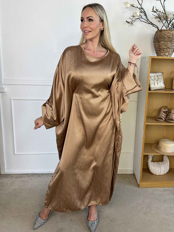 Winnie - Lang elegant tunikakjole med similisten