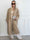 Annah Teddy - Oversized frakke i blødt teddy-stof med tydelige syninger og store lommer
