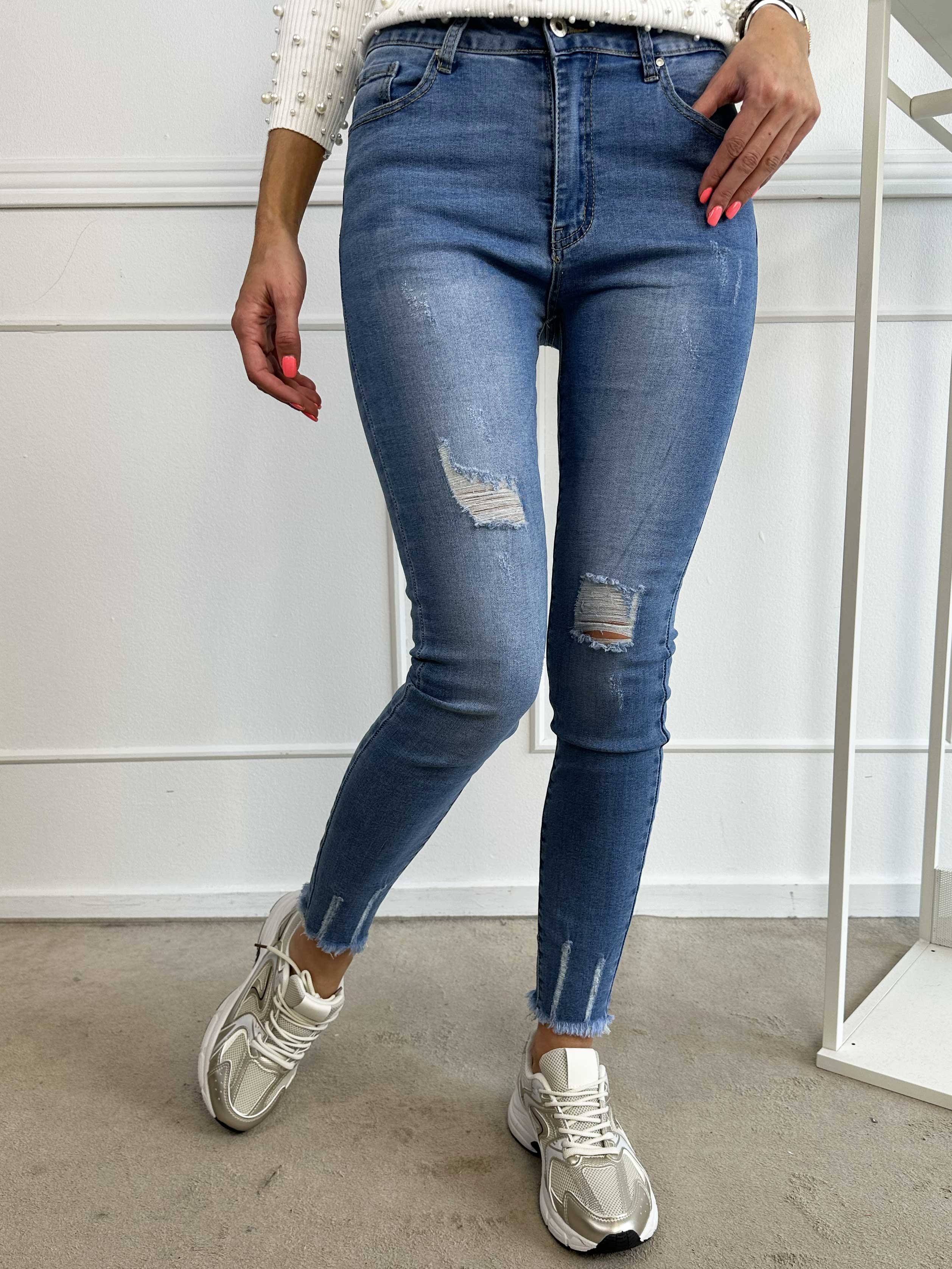 Nicoletti - Jeans med slid
