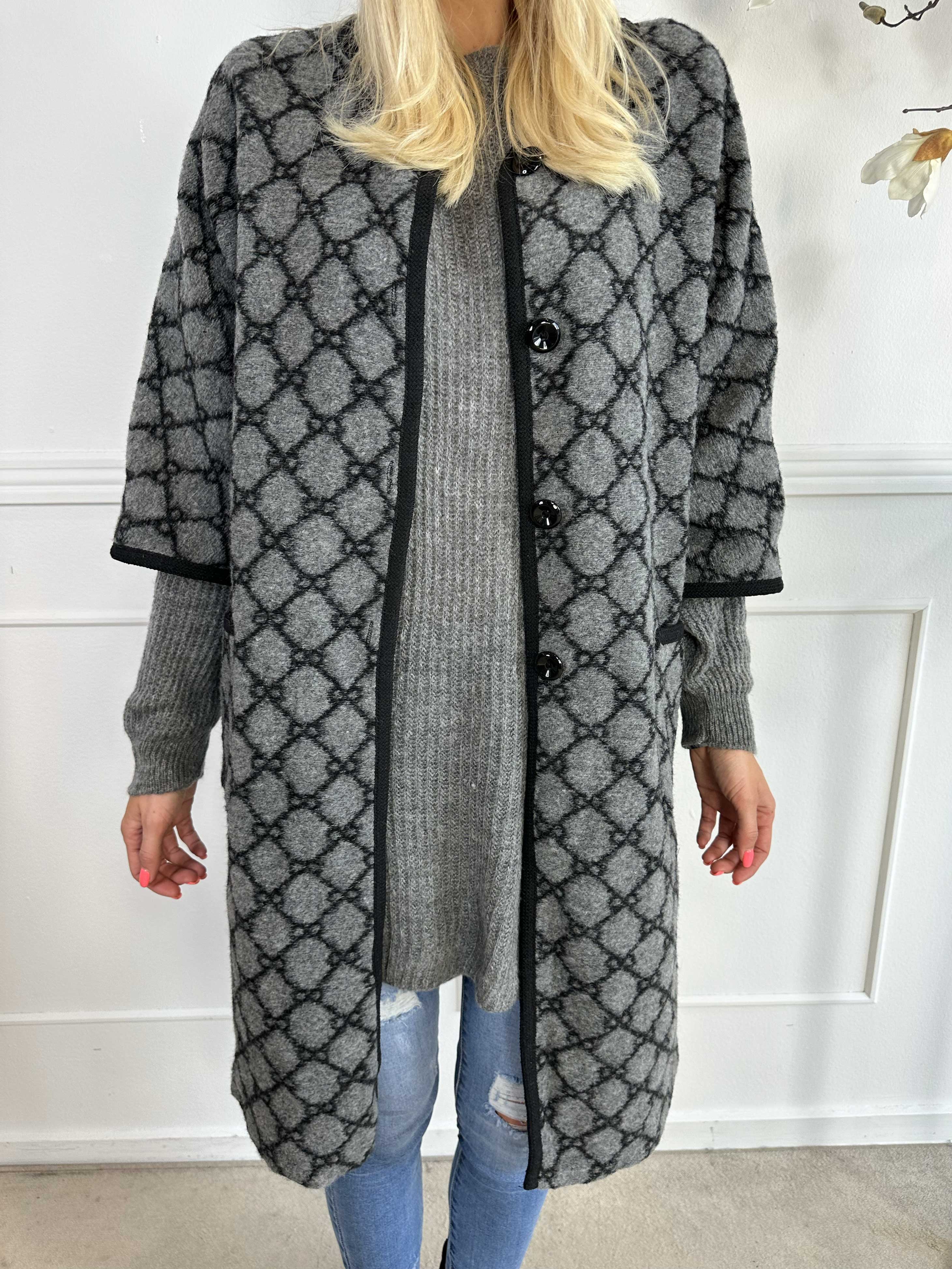 Arianna - Mønstret frakke