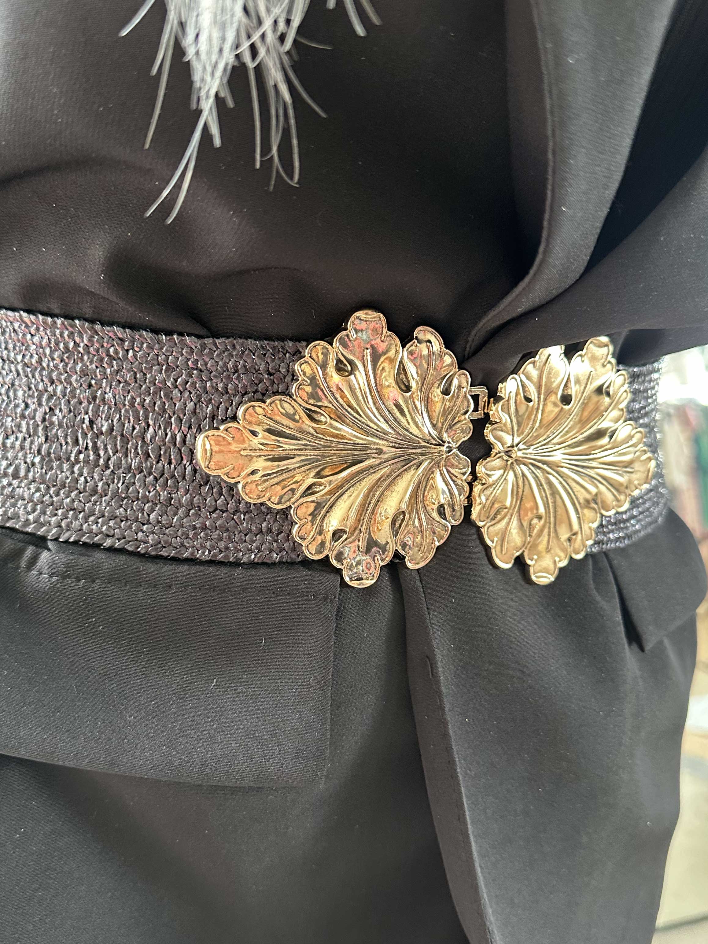 Rima - Elastisk taljebælte i flet med spænde