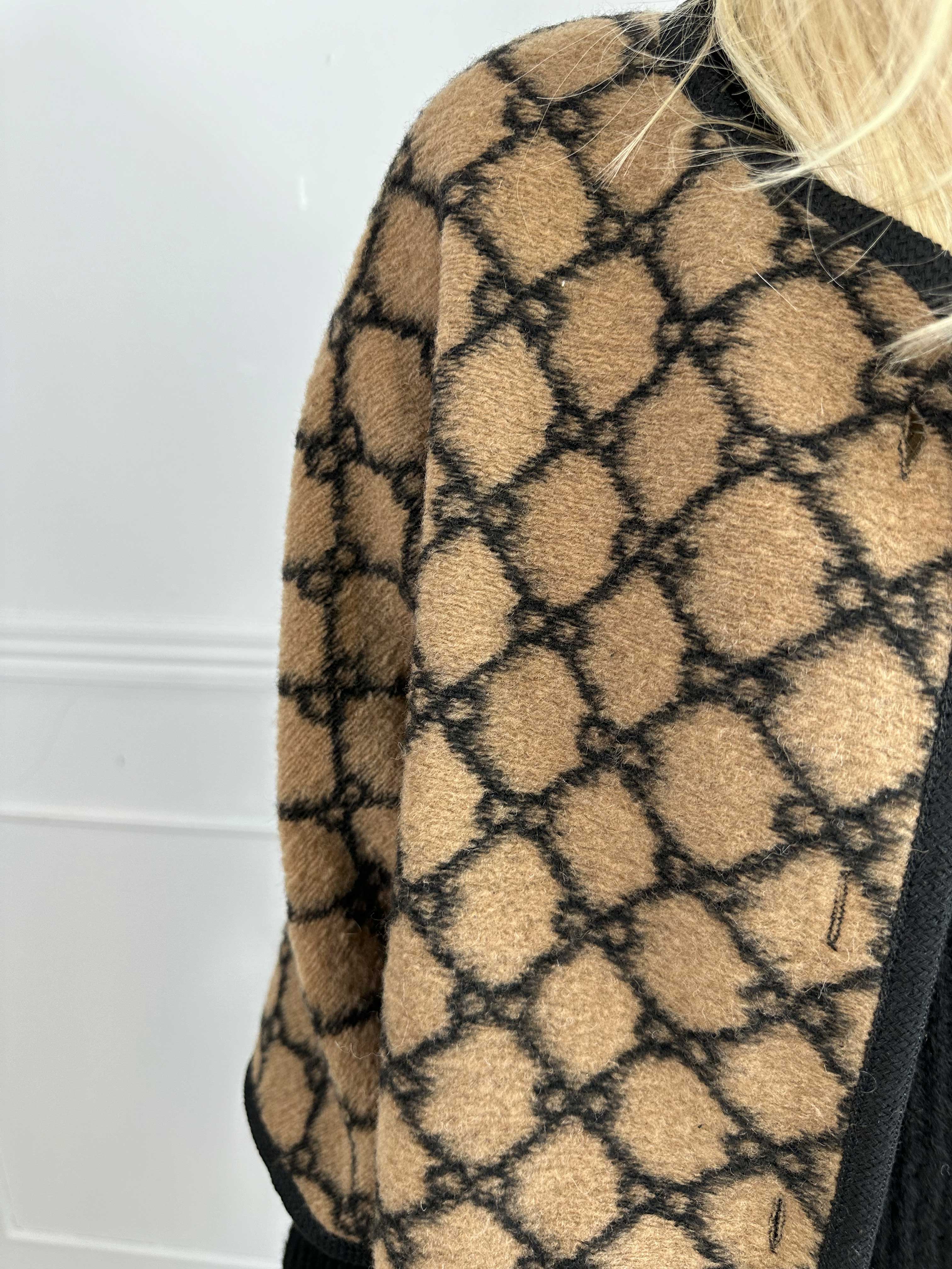 Arianna - Mønstret frakke