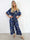 Pams Butterfly Jumpsuit - Elastisk buksedragt i sommerfugleprint