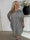Mintu Stripe Dress - Plus size stribet kjole i bomuld med similisten