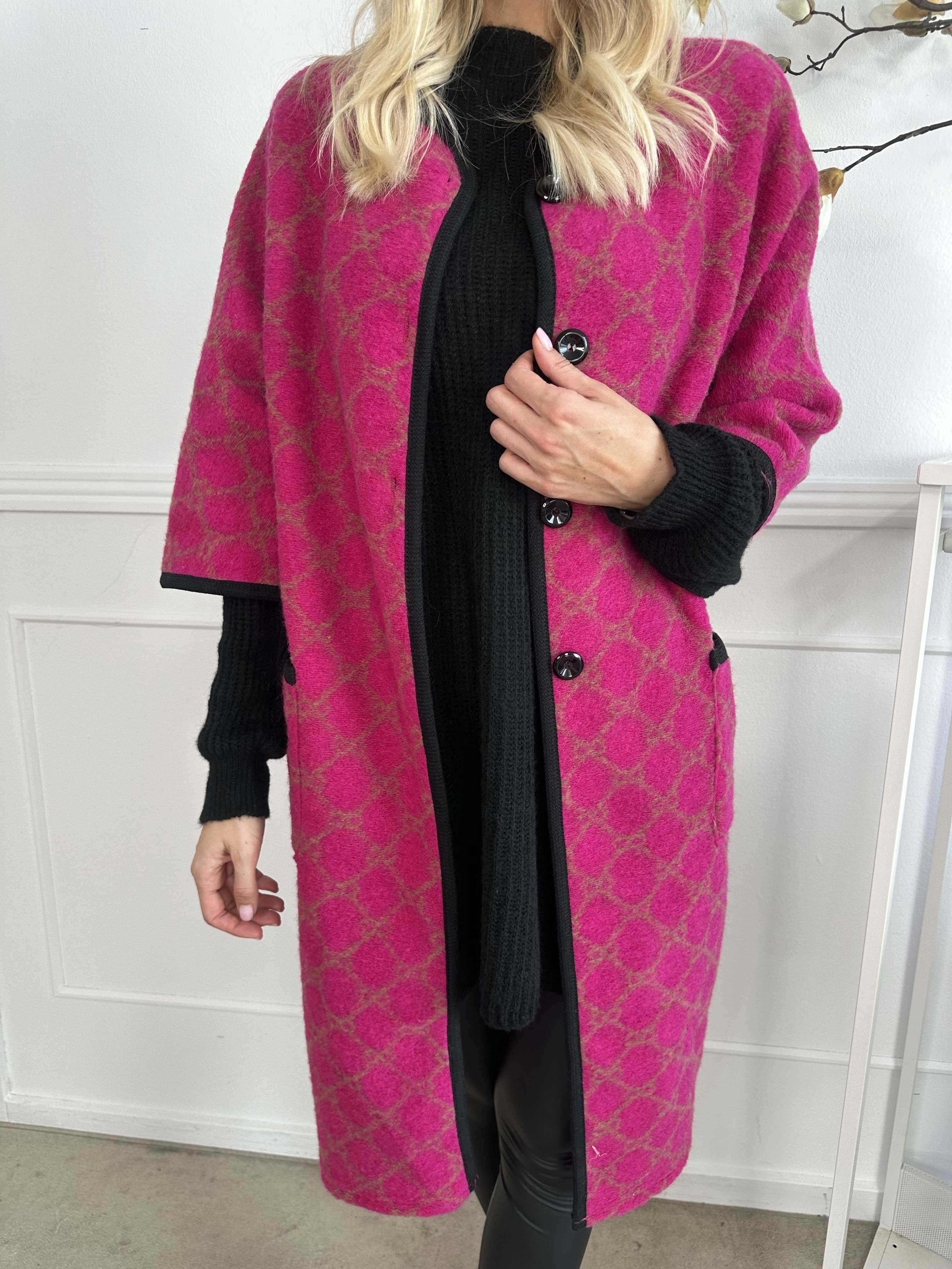 Arianna - Mønstret frakke