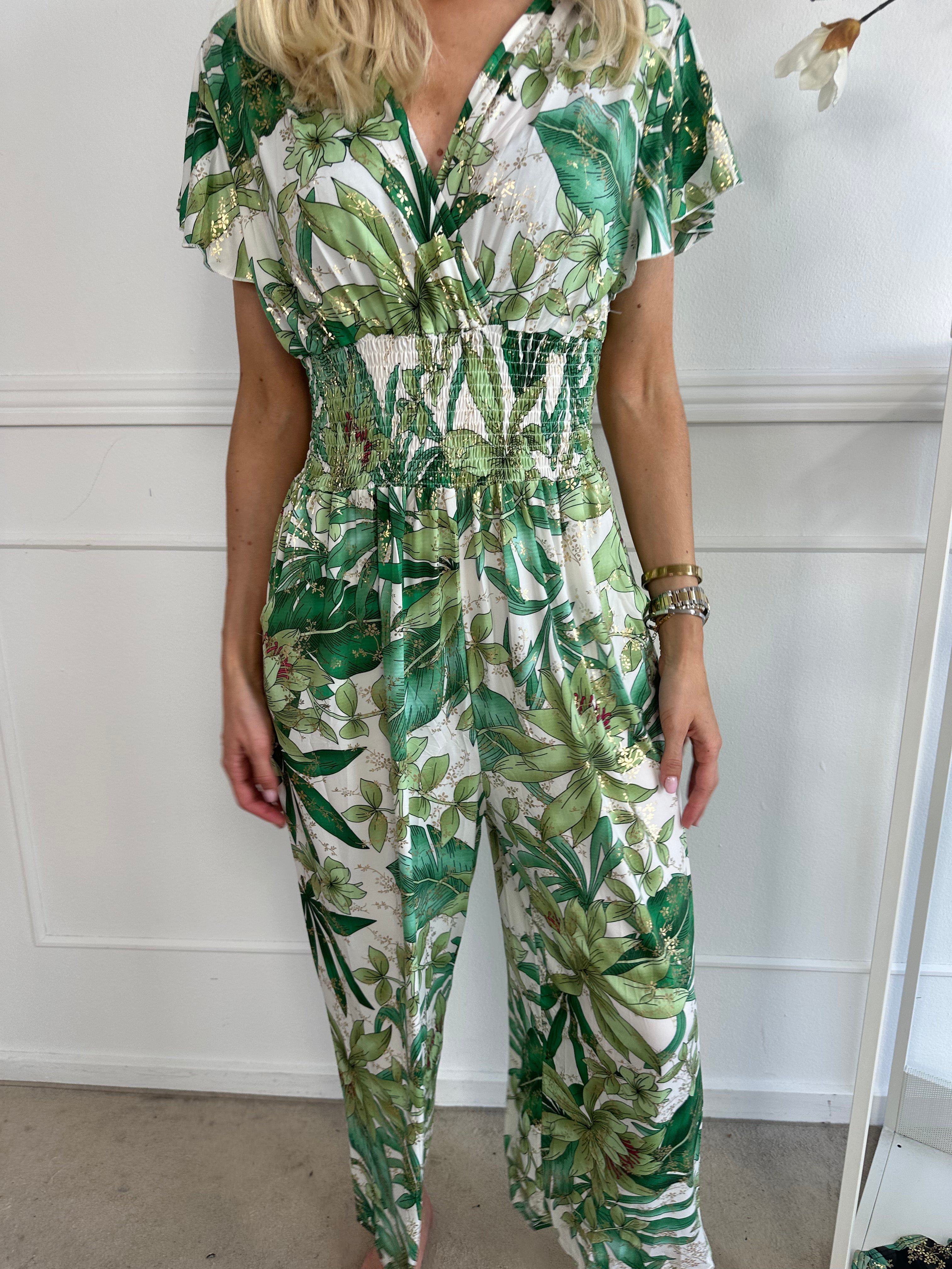 Pams Jumpsuit O/B - Elastisk krølfri buksedragt