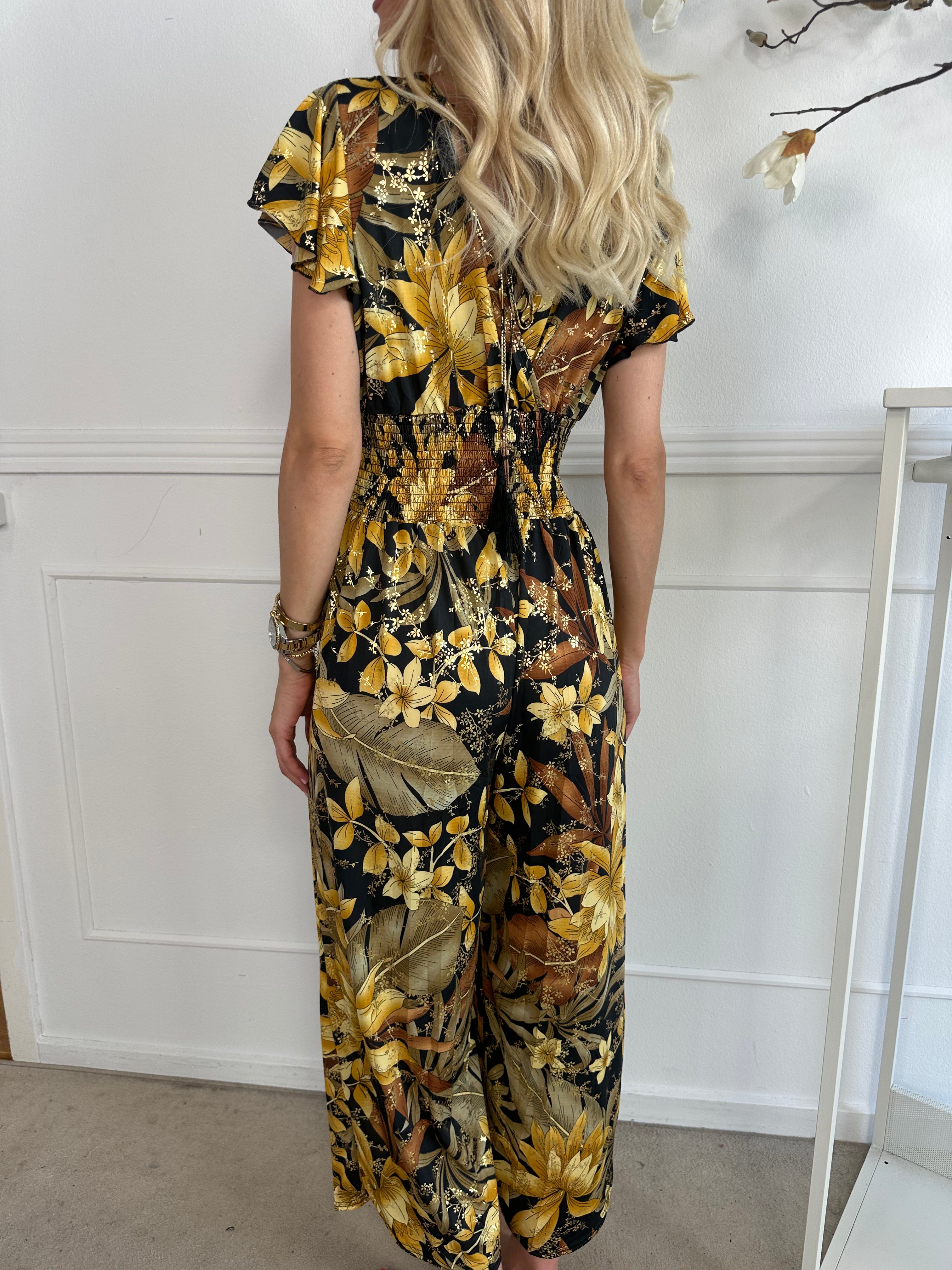 Pams Jumpsuit O/B - Elastisk krølfri buksedragt